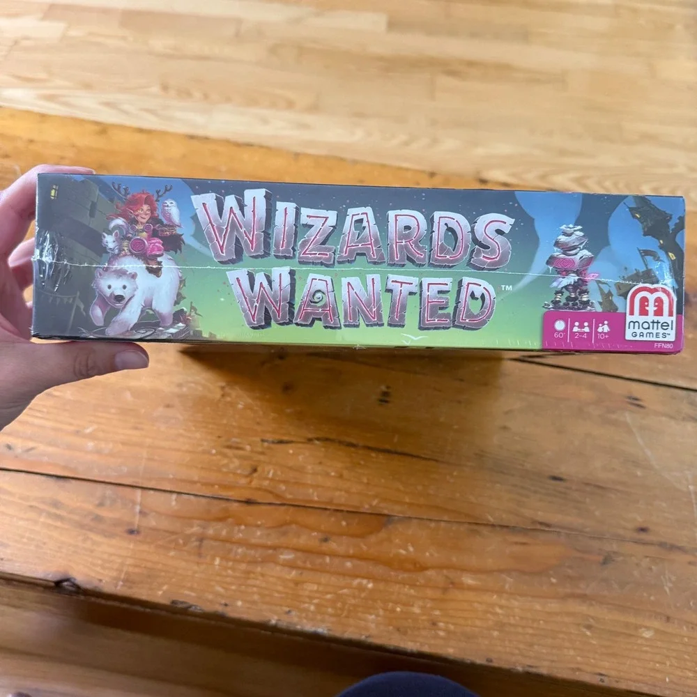 NIB WIZARDS WANTED By Mattel Games Board Game Fantasy Strategy Magic
